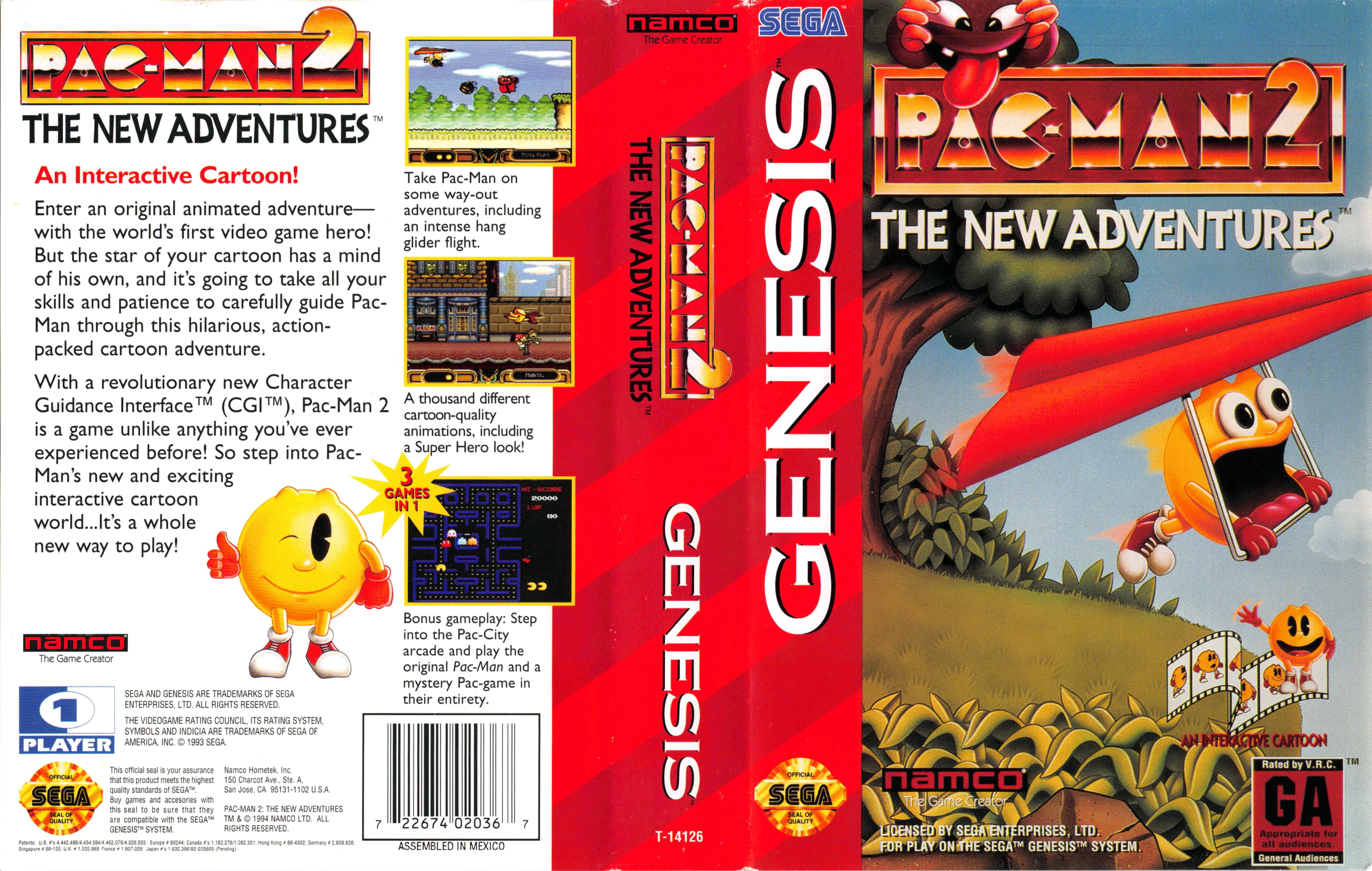 Sega adventures. Pac man 2 the New Adventures Sega. Pacman 2 the New Adventures Genesis. Pac man 2 New Adventures русская версия. Pac-man 2 - the New Adventures Snes.