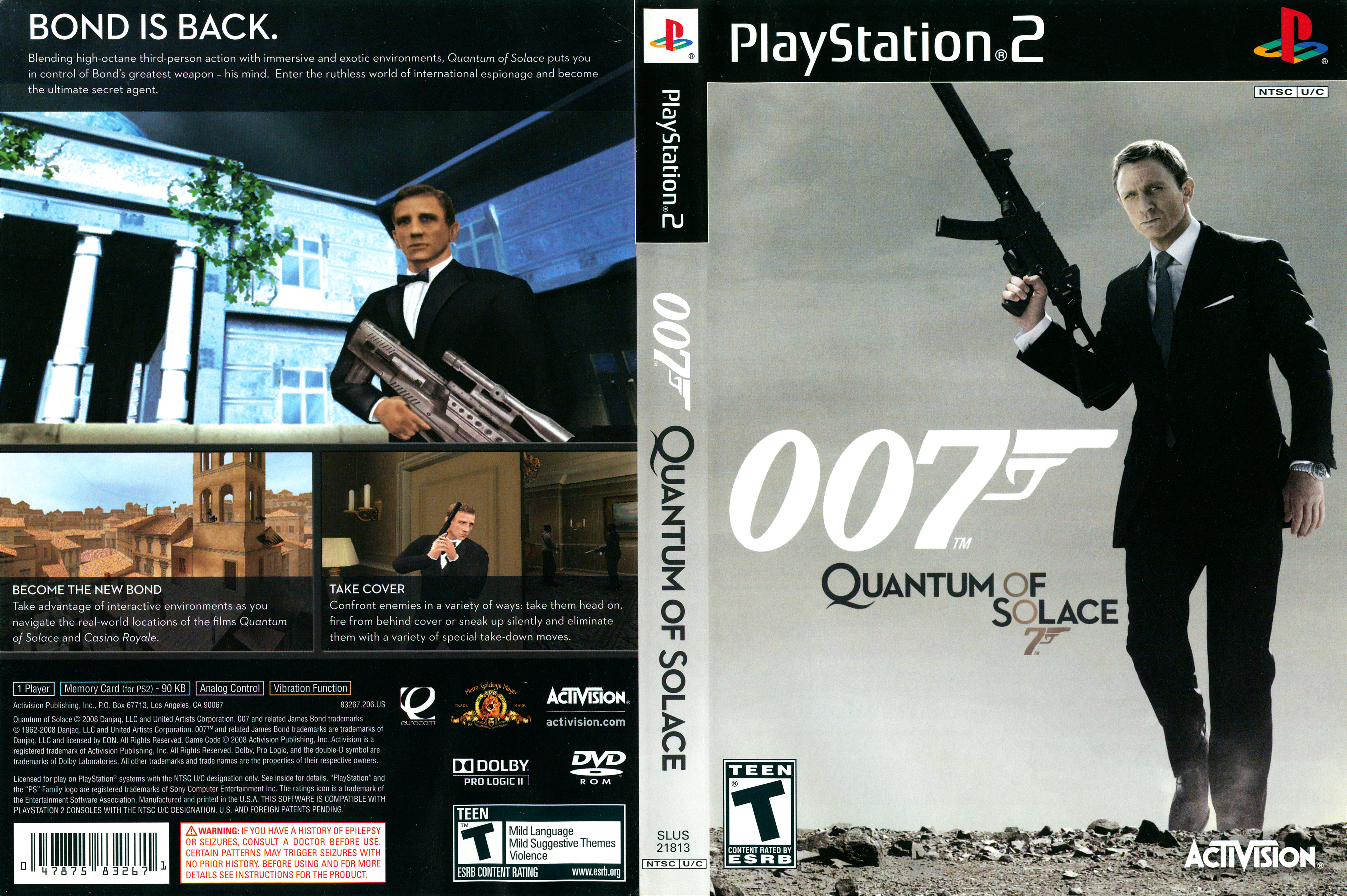 007: Quantum of Solace (USA) PS2 ISO - CDRomance