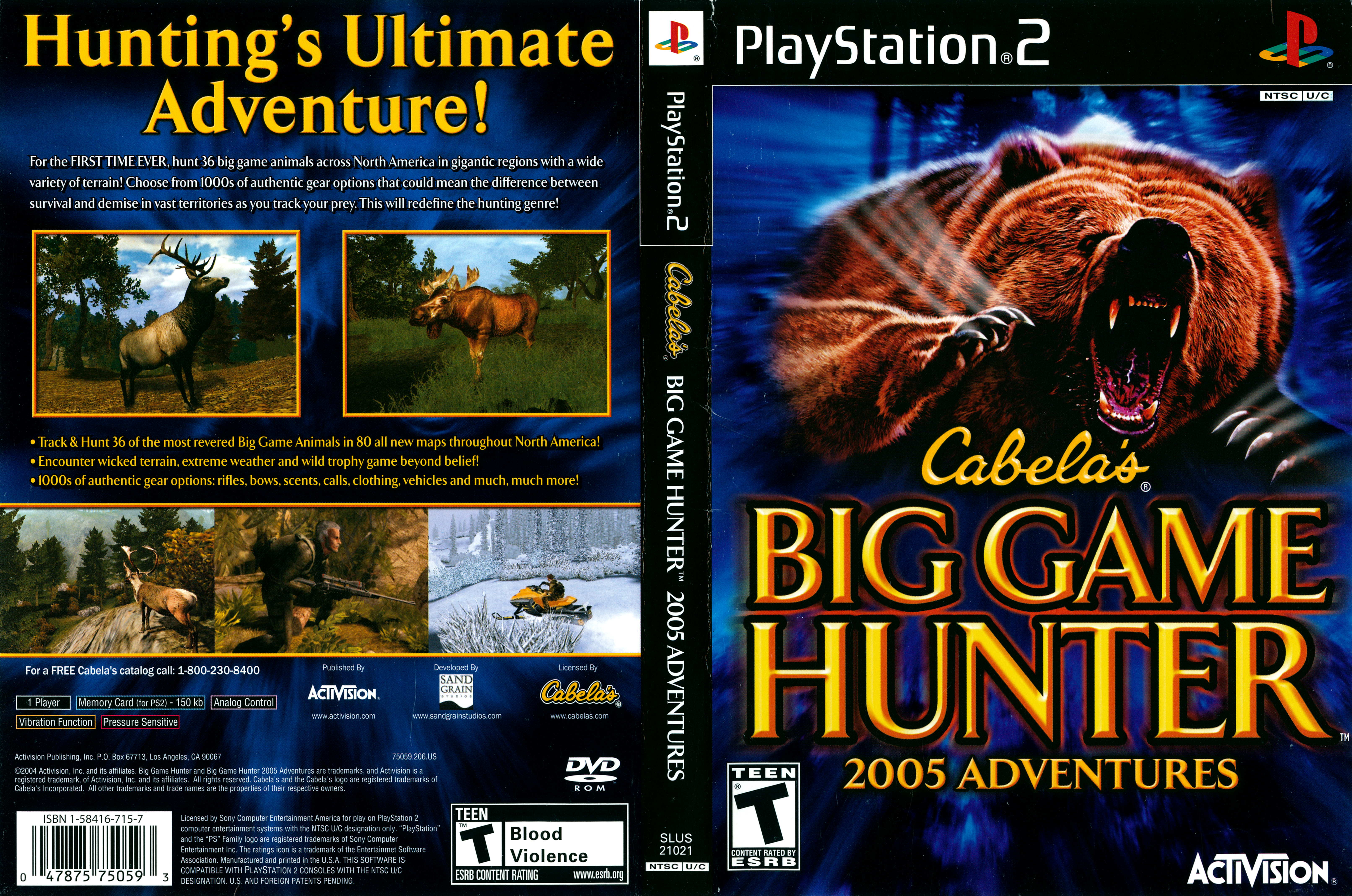 Your biggest game. Cabela's ps2. Ps2 Cabela's big. Cabela's big game Hunter ps2. Cabela`s 2006 Hunter.