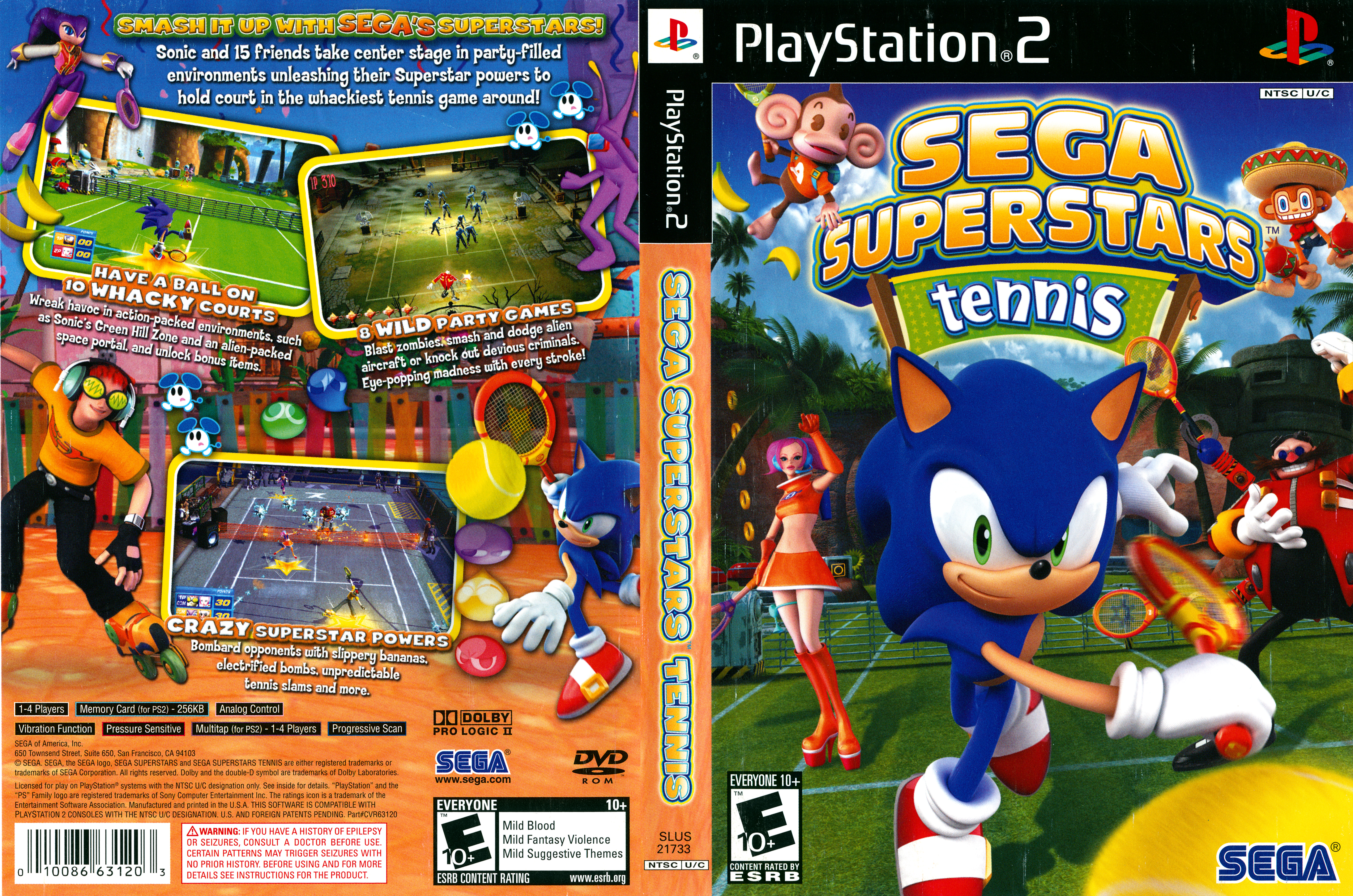 Sega Superstars Tennis.