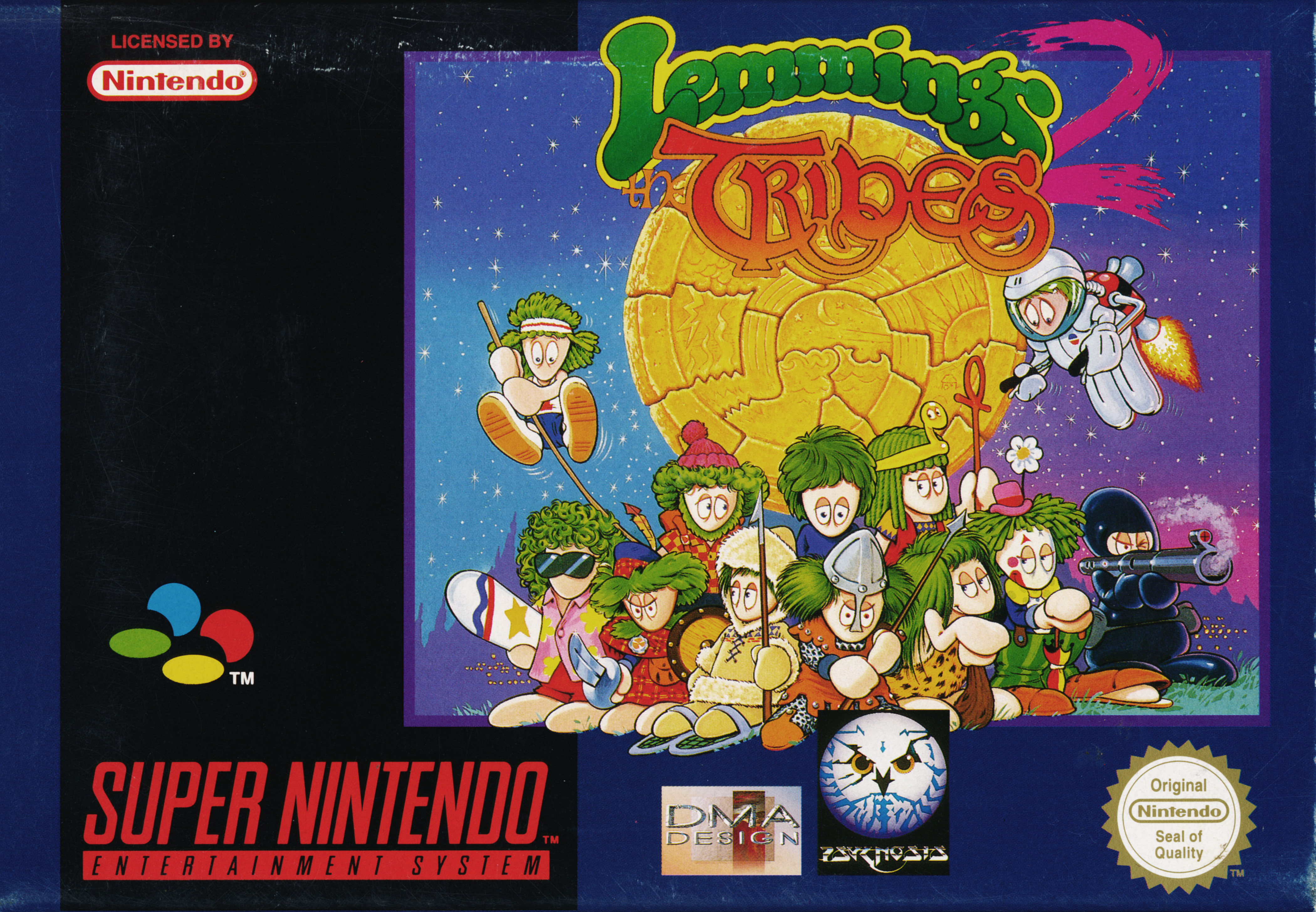 Lemmings 2: The Tribes Box Shot for Genesis - GameFAQs