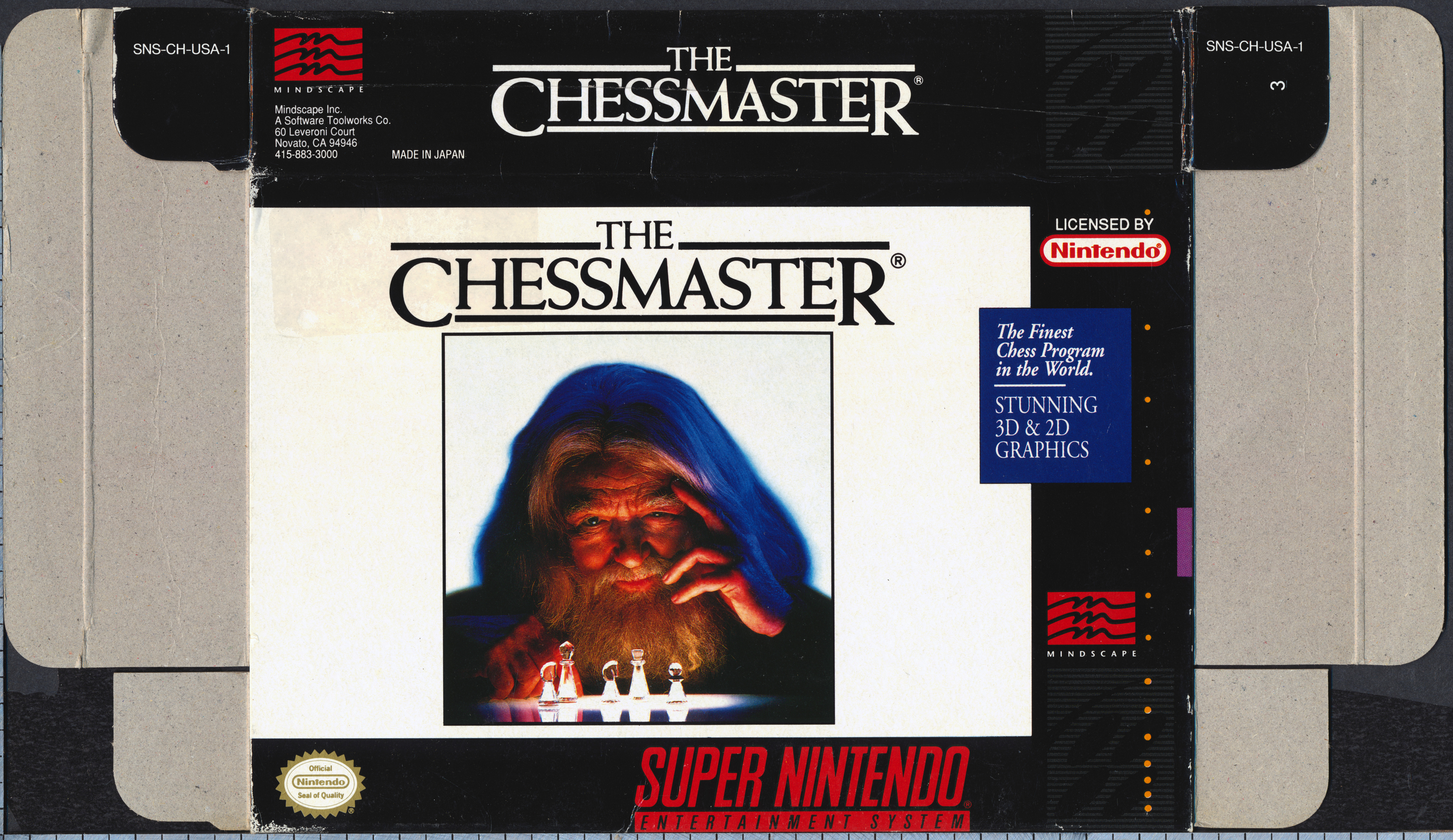 Play SNES Chessmaster, The (USA) Online in your browser 