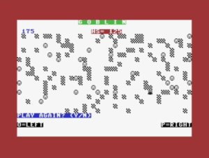 Goblin, Commodore 64 game published in COMPUTE!, July 1983