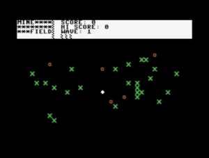 Minefield, by Sean Igo, Commodore 64 game published in COMPUTE!, June 1983
