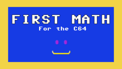 First Math for the Commodore 64, by Steve Hamilton - banner image