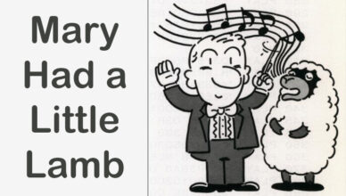 Mary Had a Little Lamb - Banner