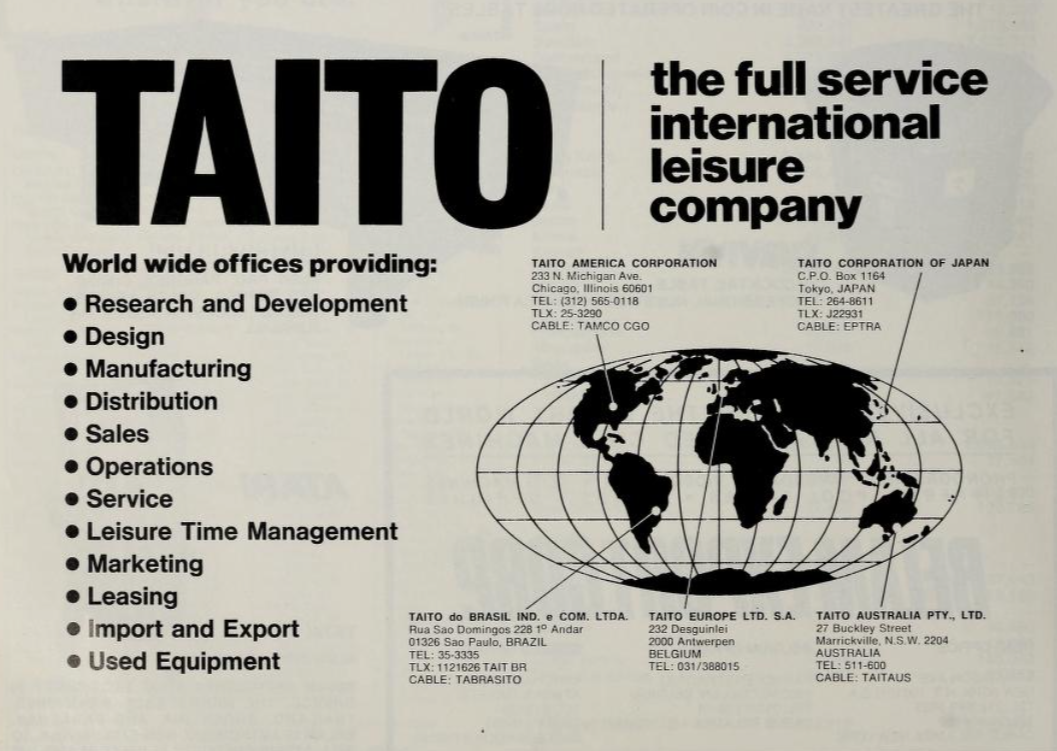 Playful to the Core: Origins of Taito – Gaming Alexandria