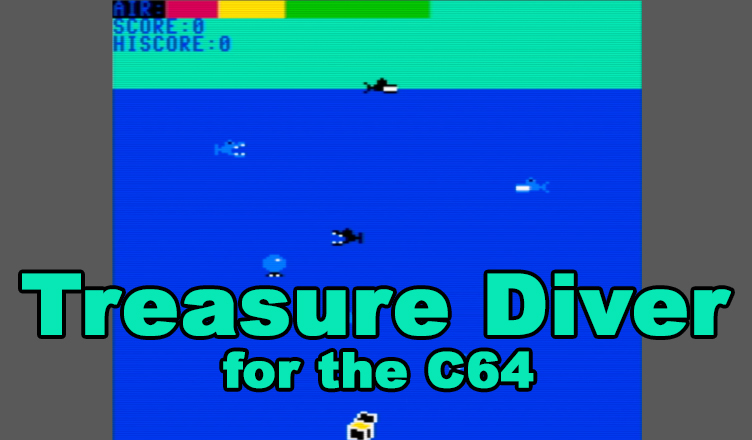 Treasure Diver for the C64 - Banner Image