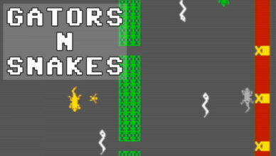 Gators N Snakes, C64 type-in, Banner Image