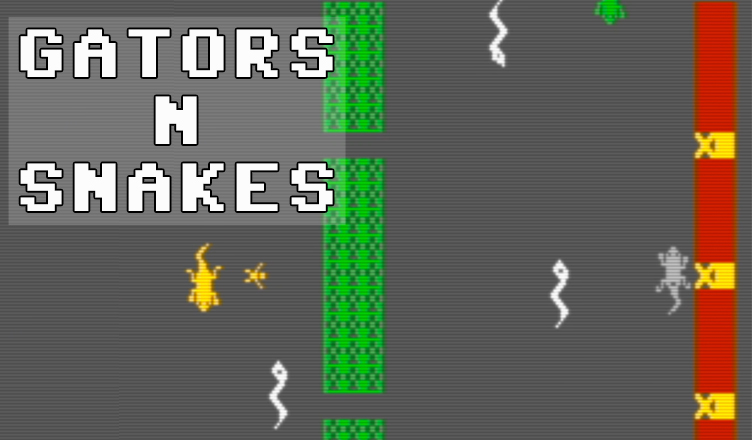 Gators N Snakes, C64 type-in, Banner Image