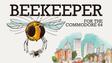 Beekeeper for the Commodore 64. Banner Image.